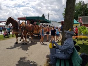 A day at the Elkhart County Fair, with a horse-drawn tram!