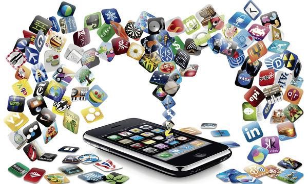 Mobile phone erupting apps