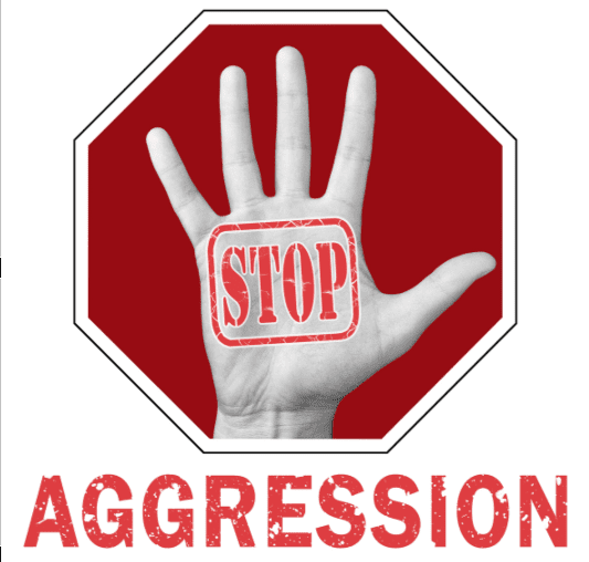 Stop Aggression Sign