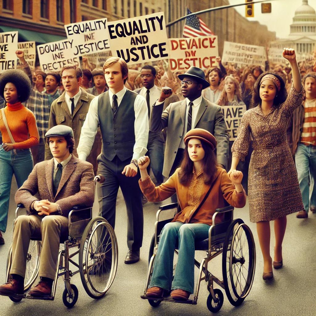 1970s accessibility civil rights march